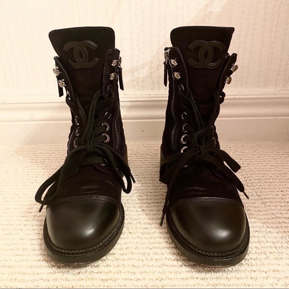 Chanel Suede Boots